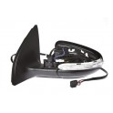 Retroviseur VW GOLF VI 2008- - Electrique - Degivrage - Aspherique - Lampe - Retrac -Clignotant - Sans Coiffe - Gauche