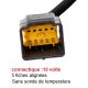 Retroviseur RENAULT MASTER 11/2003-12/2009 - Electrique - Degivrage10V - Droit - Bombee - Bras court - CIPA