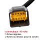 Retroviseur RENAULT MASTER 11/2003-12/2009 - Electrique - Degivrage 10V - Sonde - Droit - Bombee - Bras court - CIPA